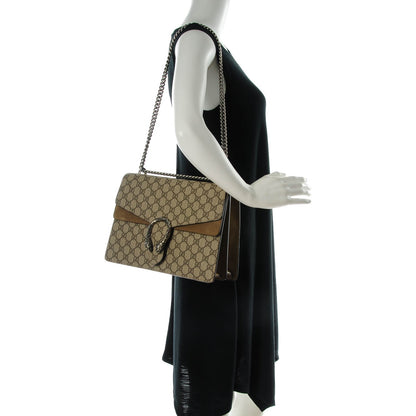 Gucci GG Supreme Monogram Medium Dionysus Shoulder Bag Taupe 2 of 7