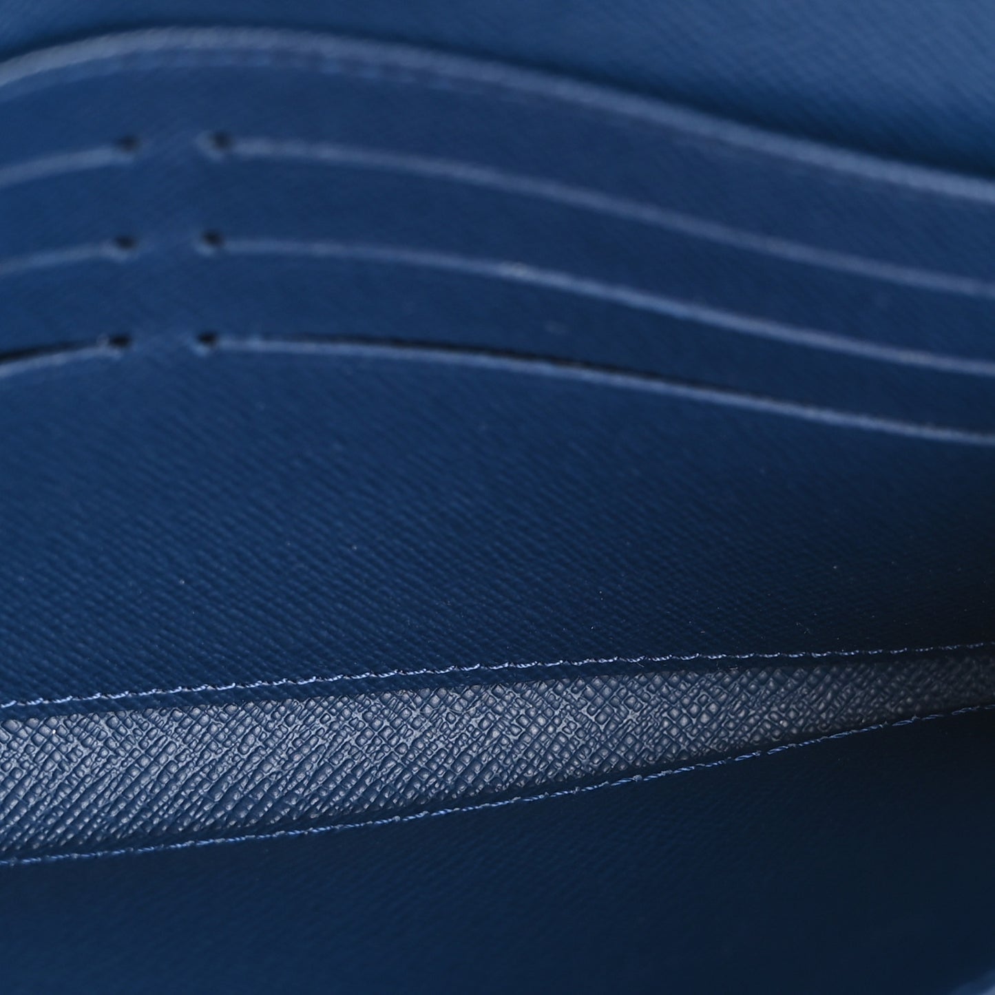 Monogram Jacquard Denim Sarah Wallet Bleu
