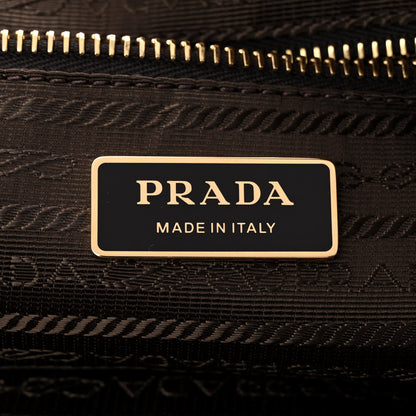 Prada Suede Extra Large Bonnie Shoulder Bag Cocoa Brown 6 of 10