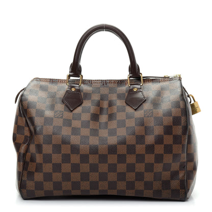 Louis Vuitton Damier Ebene Speedy 30 1 of 12