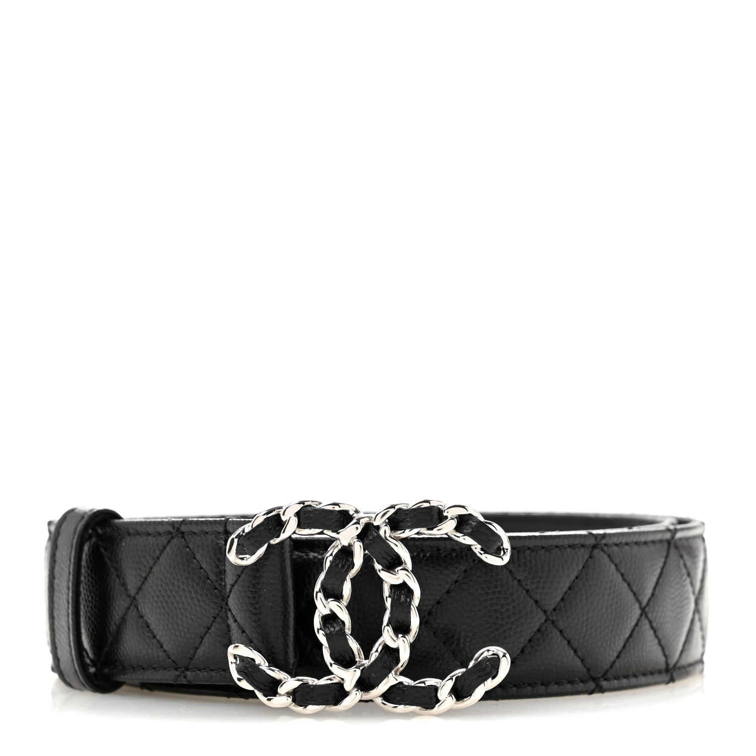 Chanel Caviar Quilted CC Chain Belt 85 34 Black 1 of 6
