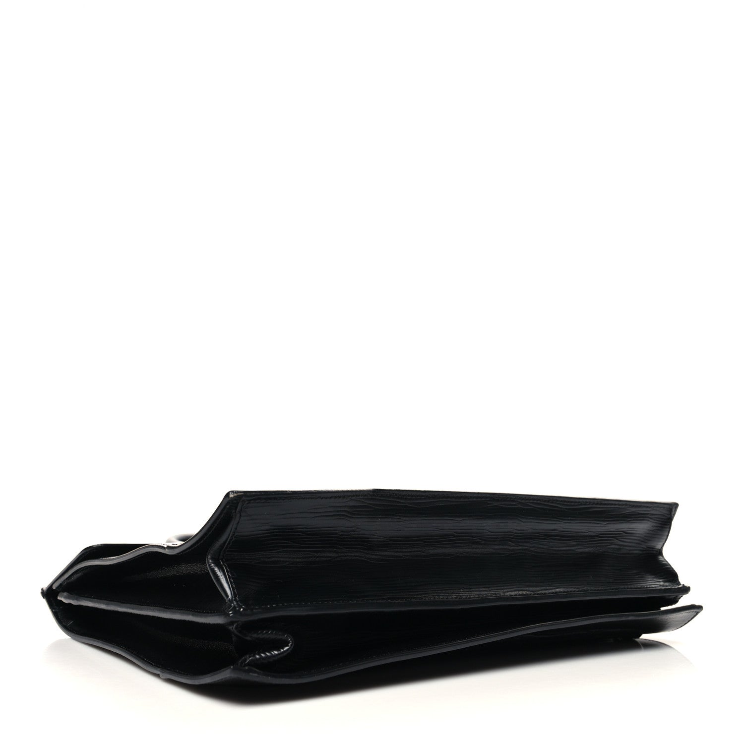 Versace Legno Calfskin Palazzo Top Handle Briefcase Black 4 of 13