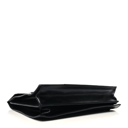 Versace Legno Calfskin Palazzo Top Handle Briefcase Black 4 of 13