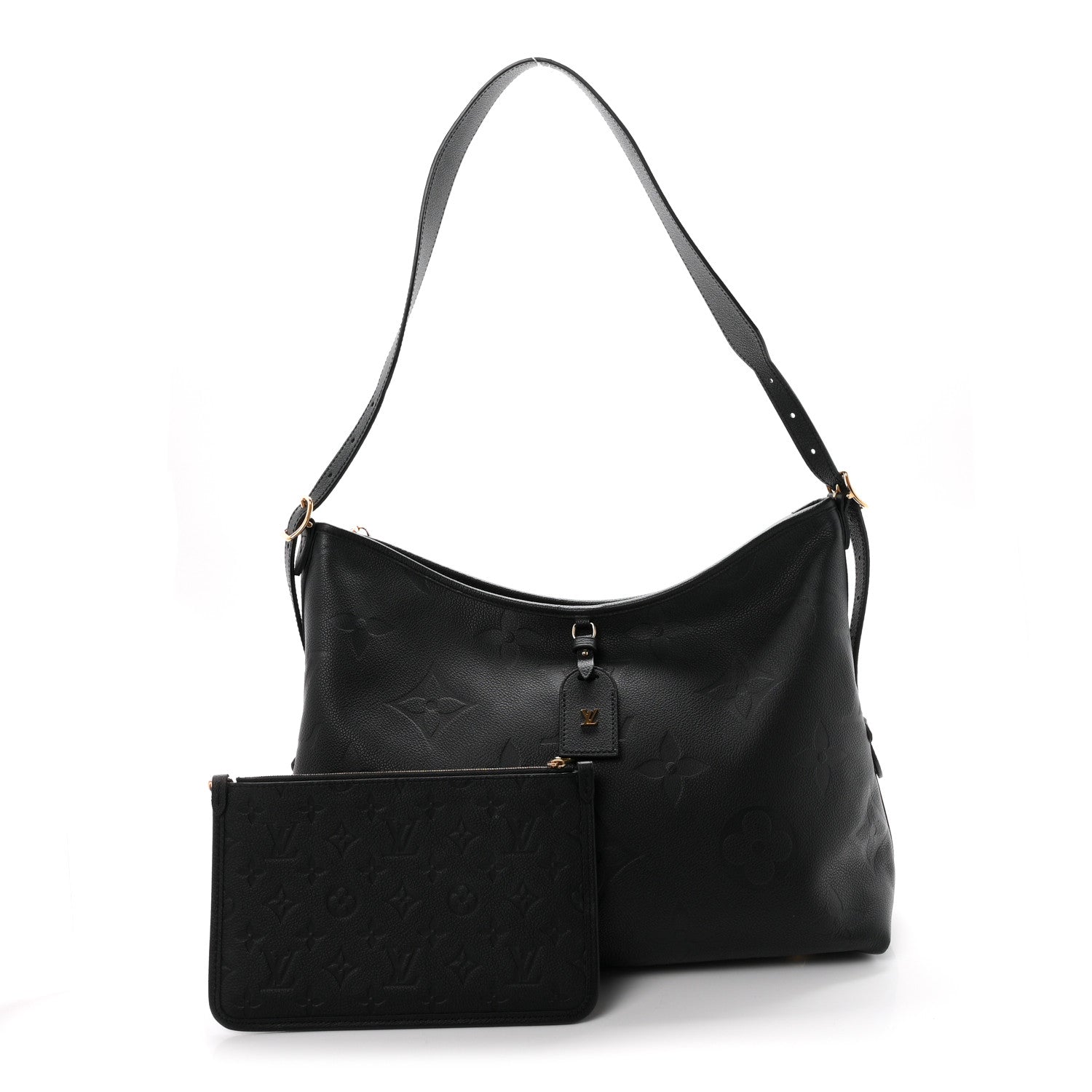 Louis Vuitton Empreinte Monogram Giant Carryall MM Black 3 of 11