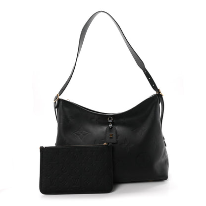 Louis Vuitton Empreinte Monogram Giant Carryall MM Black 3 of 11