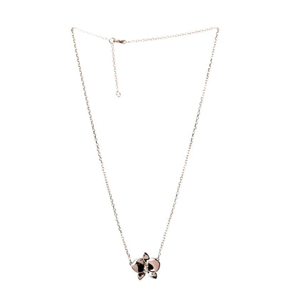 Cartier 18K Pink Gold Diamond Caresse D'Orchidees Par Necklace 3 of 6