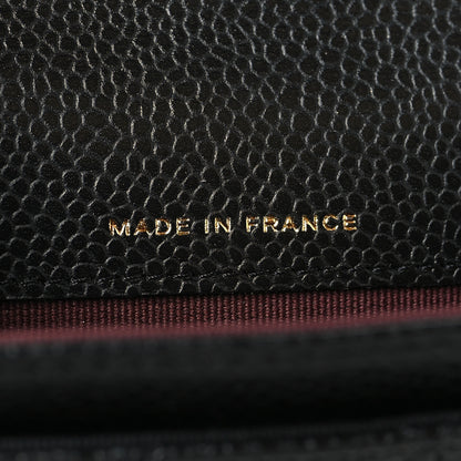 Chanel Caviar Quilted Flap Card Holder Wallet Black 7 of 9