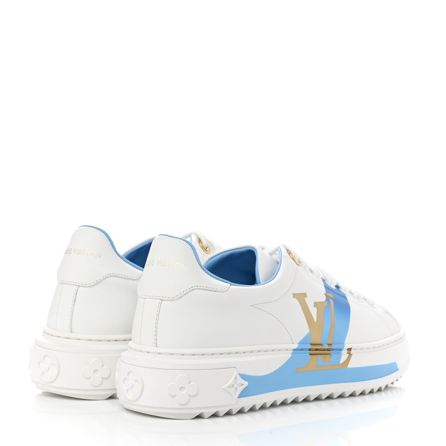 Monogram Time Out Sneakers 36 Blue