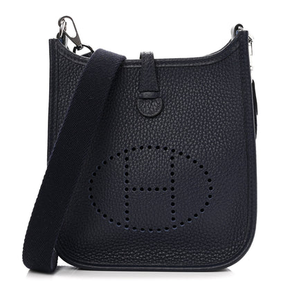 Hermes Taurillon Clemence Evelyne TPM Bleu Nuit 1 of 10