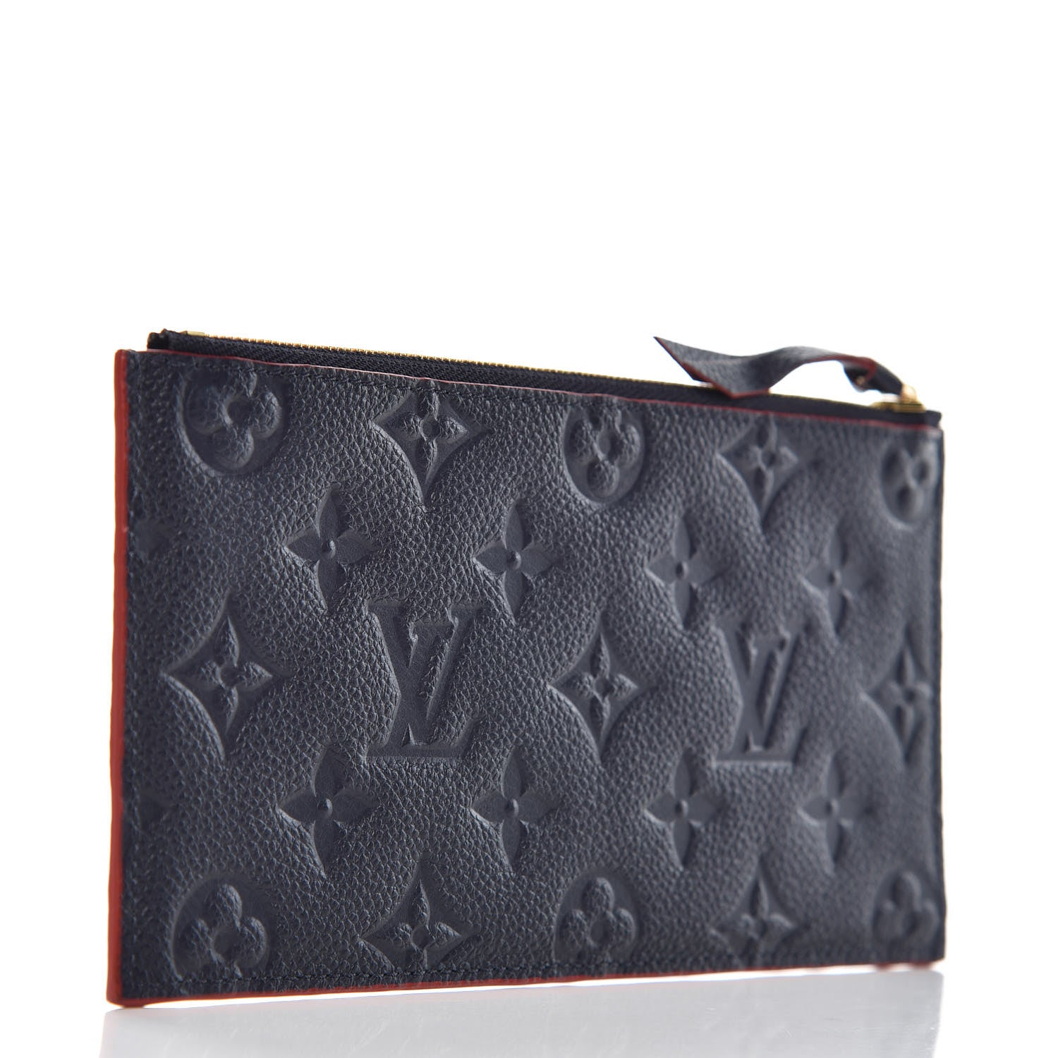 Louis Vuitton Empreinte Felicie Chain Wallet Zippered Insert Marine Rouge 3 of 6