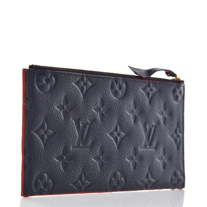 Louis Vuitton Empreinte Felicie Chain Wallet Zippered Insert Marine Rouge 3 of 6