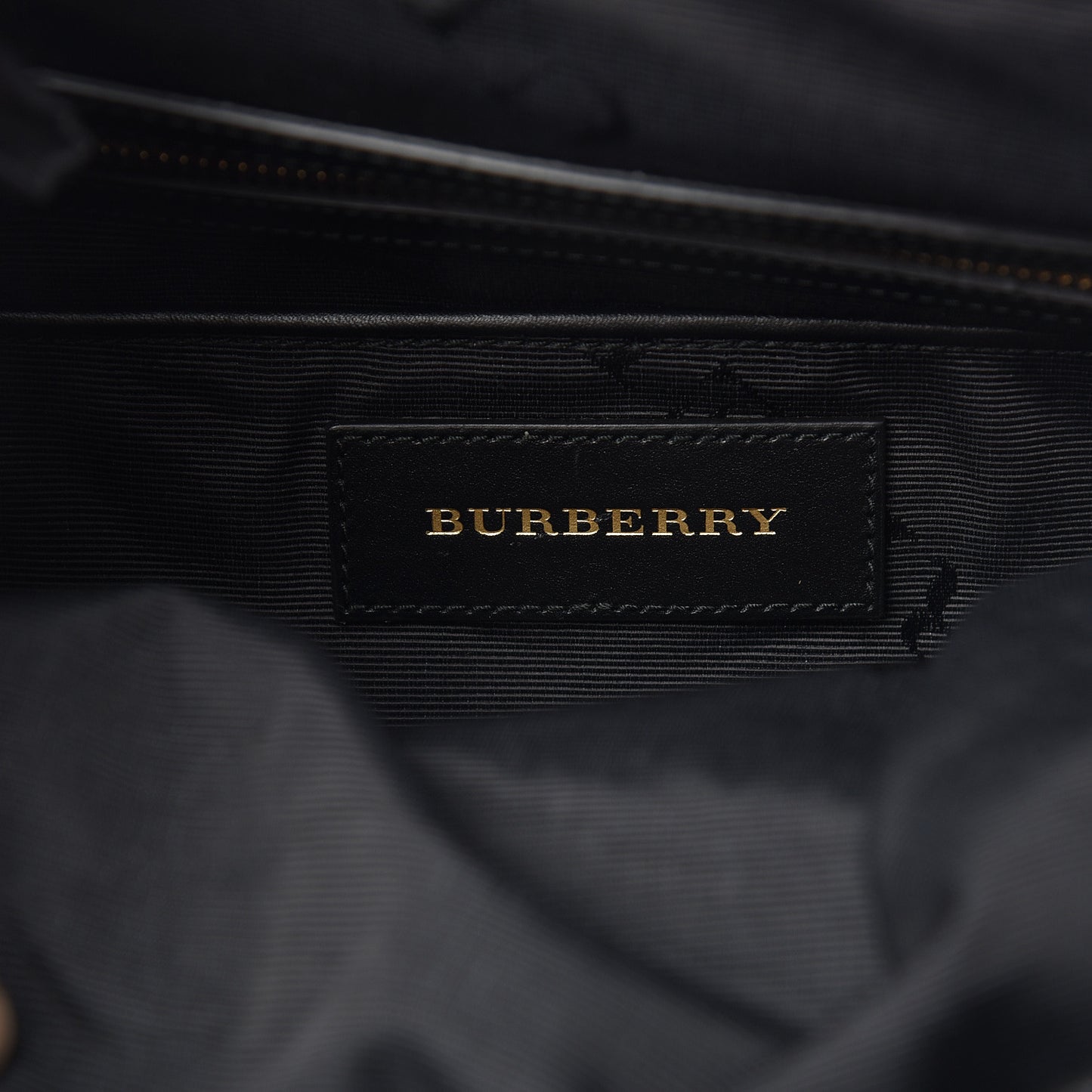 Nylon Medium Rucksack Backpack Black