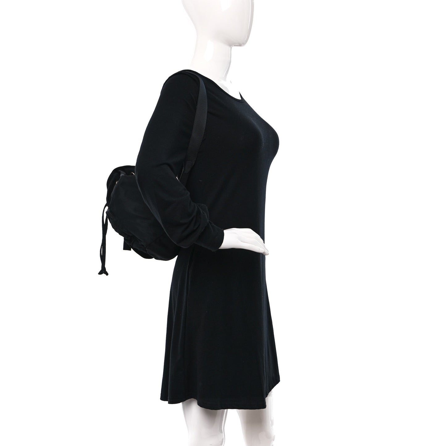 Tessuto Nylon Vela Small Backpack Black