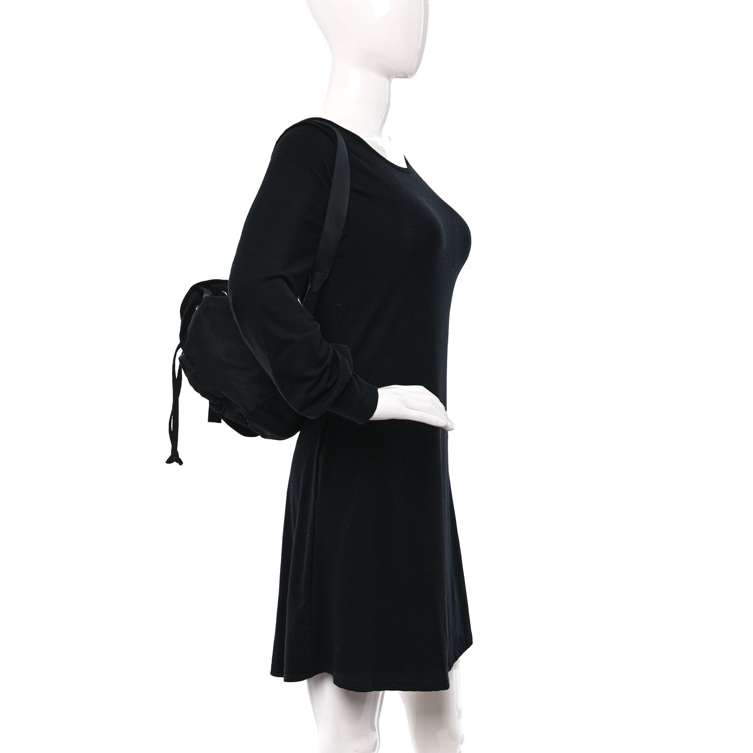Prada Tessuto Nylon Vela Small Backpack Black 2 of 9