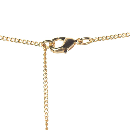 Chanel Metal CC Paris Button Necklace Gold 6 of 7