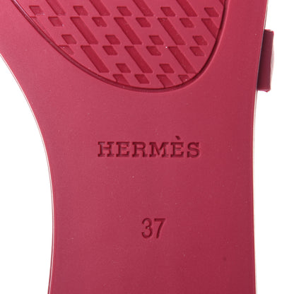 Hermes Rubber Aloha Sandals 37 Rose Baie 8 of 10