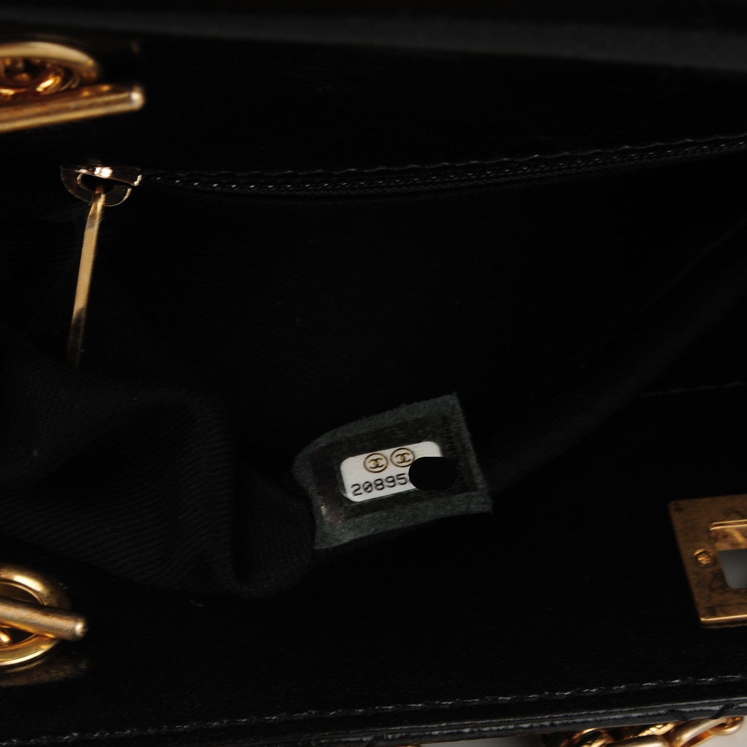 Chanel Aged Calfskin Quilted Medium 2.55 Reissue Tote Black 6 of 7