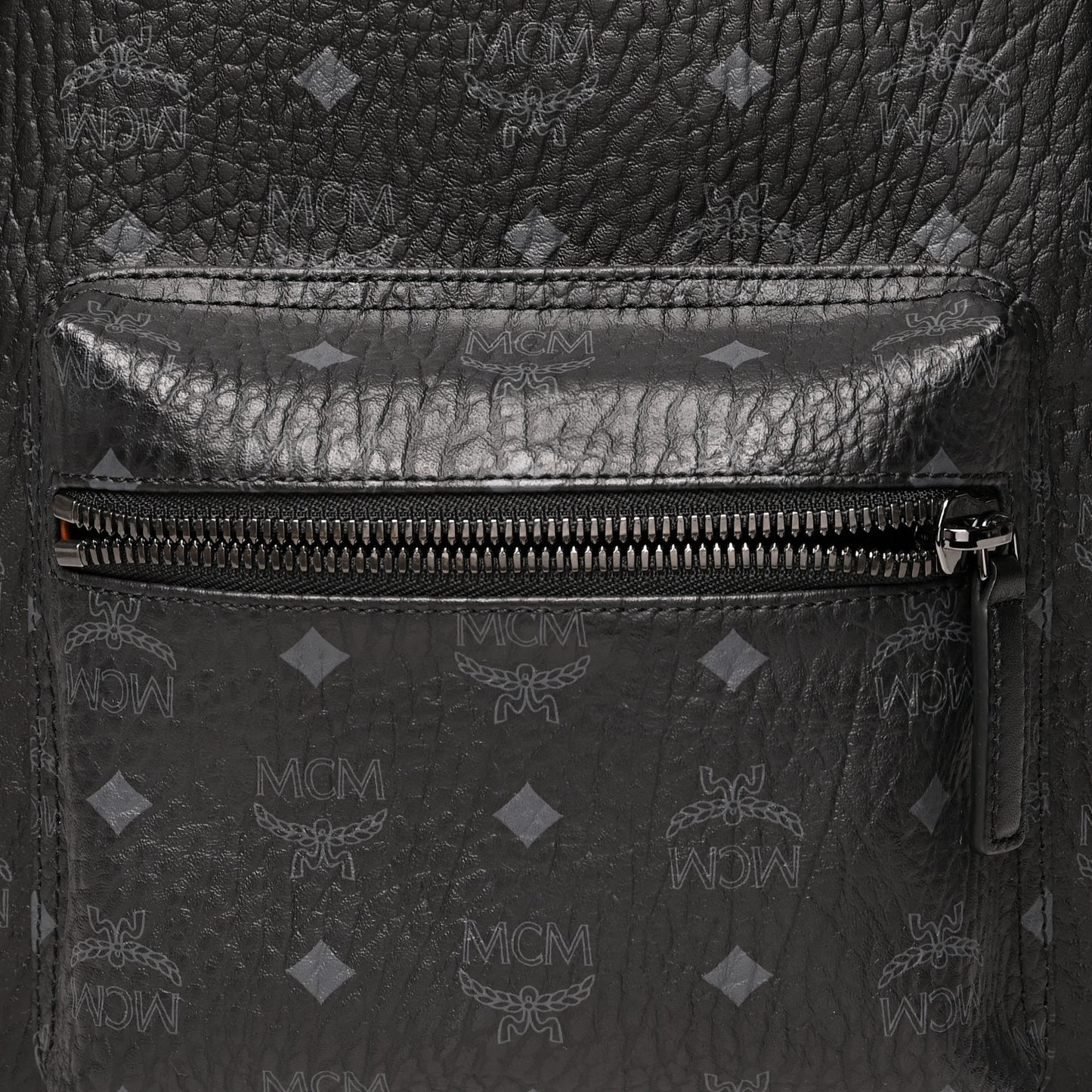 Visetos Small Side Stud Stark Backpack Black