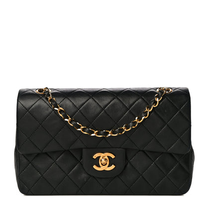 Chanel Lambskin Quilted Small Double Flap Black 1 of 26
