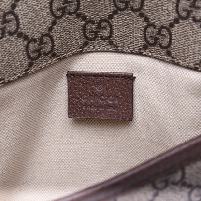 Gucci GG Supreme Monogram Neo Vintage Web Belt Bag Brown 8 of 12