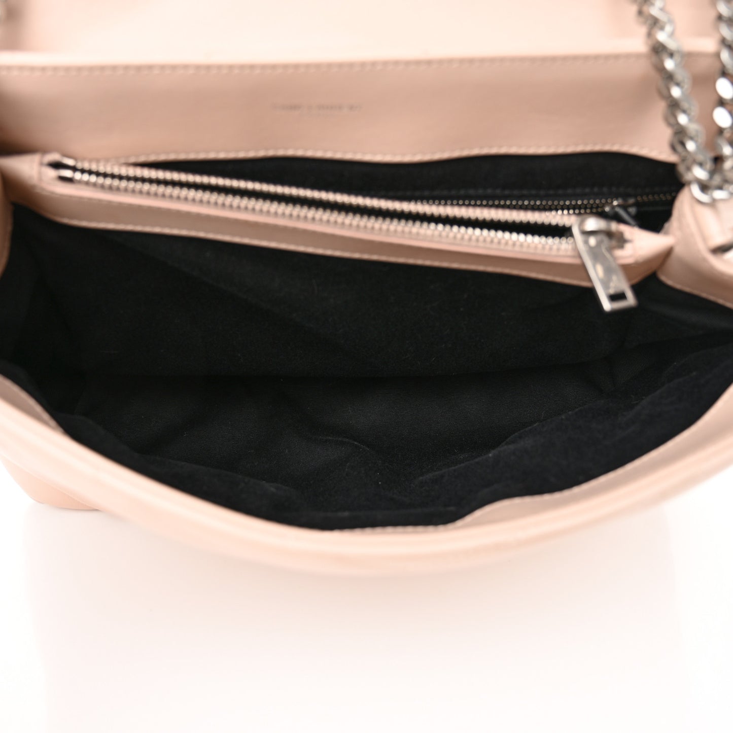 Calfskin Y Quilted Monogram Medium Loulou Chain Satchel Rose Antic