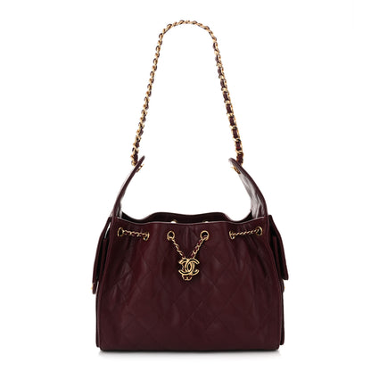 Chanel Caviar Quilted Small Chanel 25 Handbag Burgundy 1 of 11