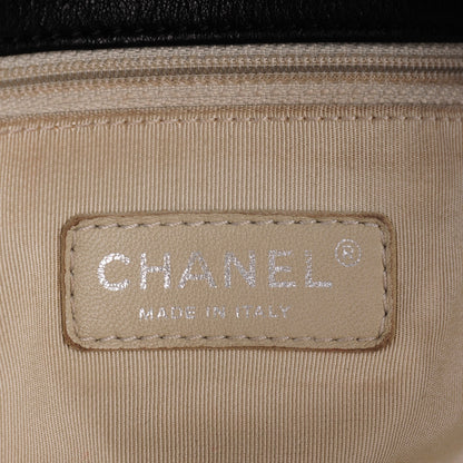 Chanel Washed Lambskin Quilted Maxi Chain Around Flap Black 6 of 8