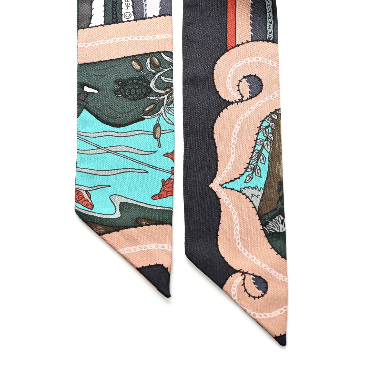 Hermes Silk Esprit Ainou Twilly 2 of 4