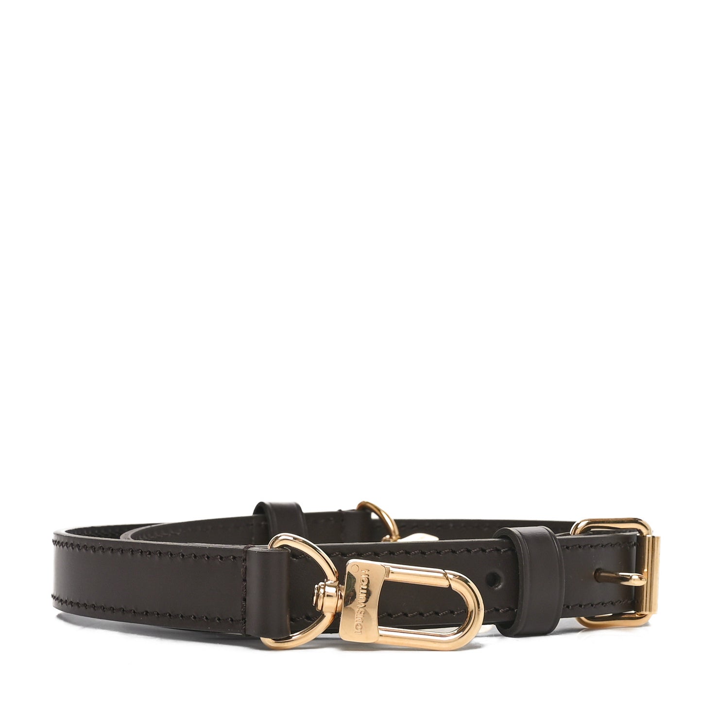 Calfskin Adjustable Speedy Bandouliere Shoulder Strap Brown