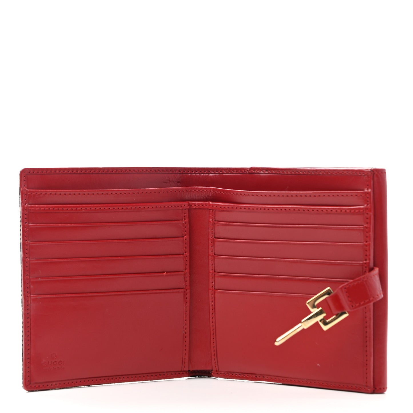 Monogram Wallet Red