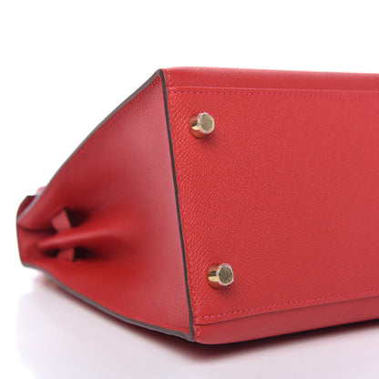 Hermes Epsom Kelly Sellier 28 Rouge Casaque 6 of 11