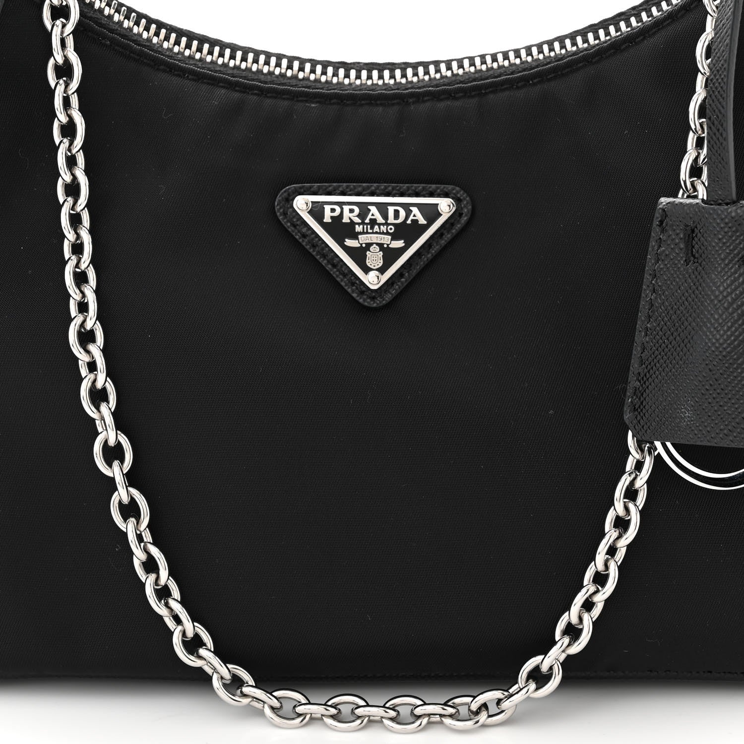 Prada Nylon Re-Edition 2005 Shoulder Bag Black 9 of 11