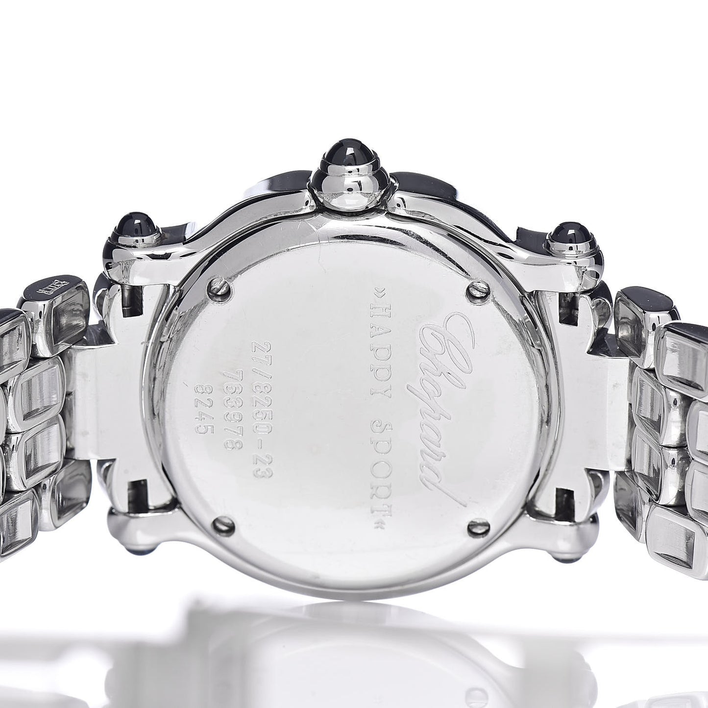 Stainless Steel 5 Diamond 26mm Happy Sport Quartz Watch