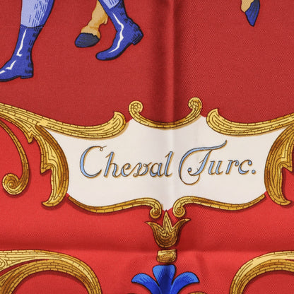 Hermes Silk Cheval Turc Scarf 90 3 of 9