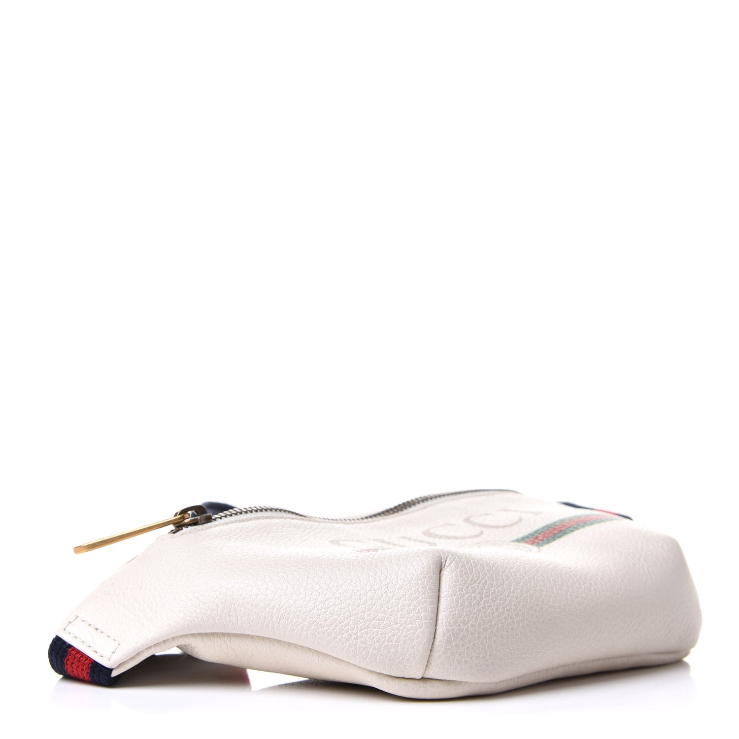 Gucci Grained Calfskin Small Logo Belt Bag White 4 of 11