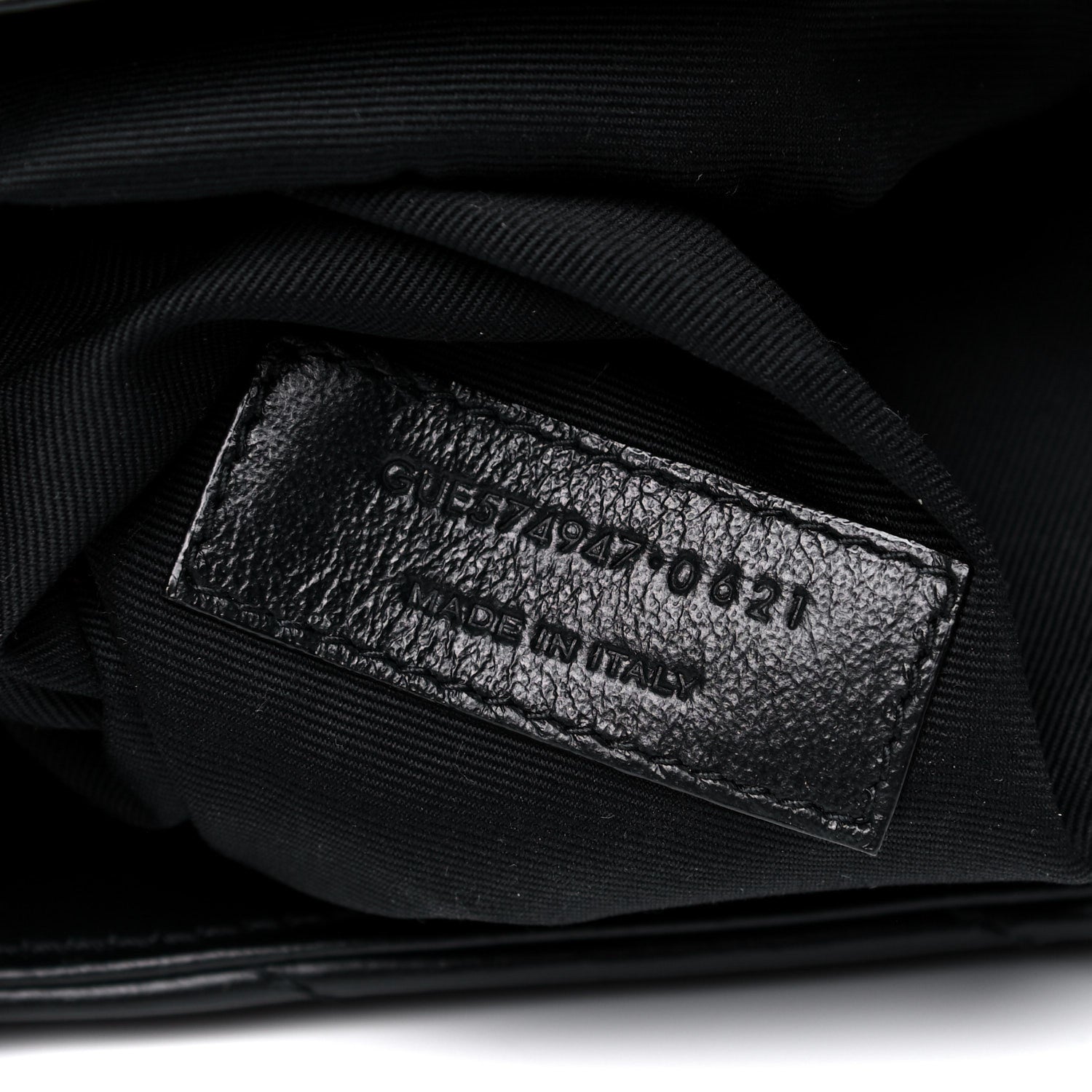 Saint Laurent Calfskin Y Quilted Monogram Large Loulou Chain Satchel Black 7 of 17