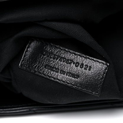 Saint Laurent Calfskin Y Quilted Monogram Large Loulou Chain Satchel Black 7 of 17