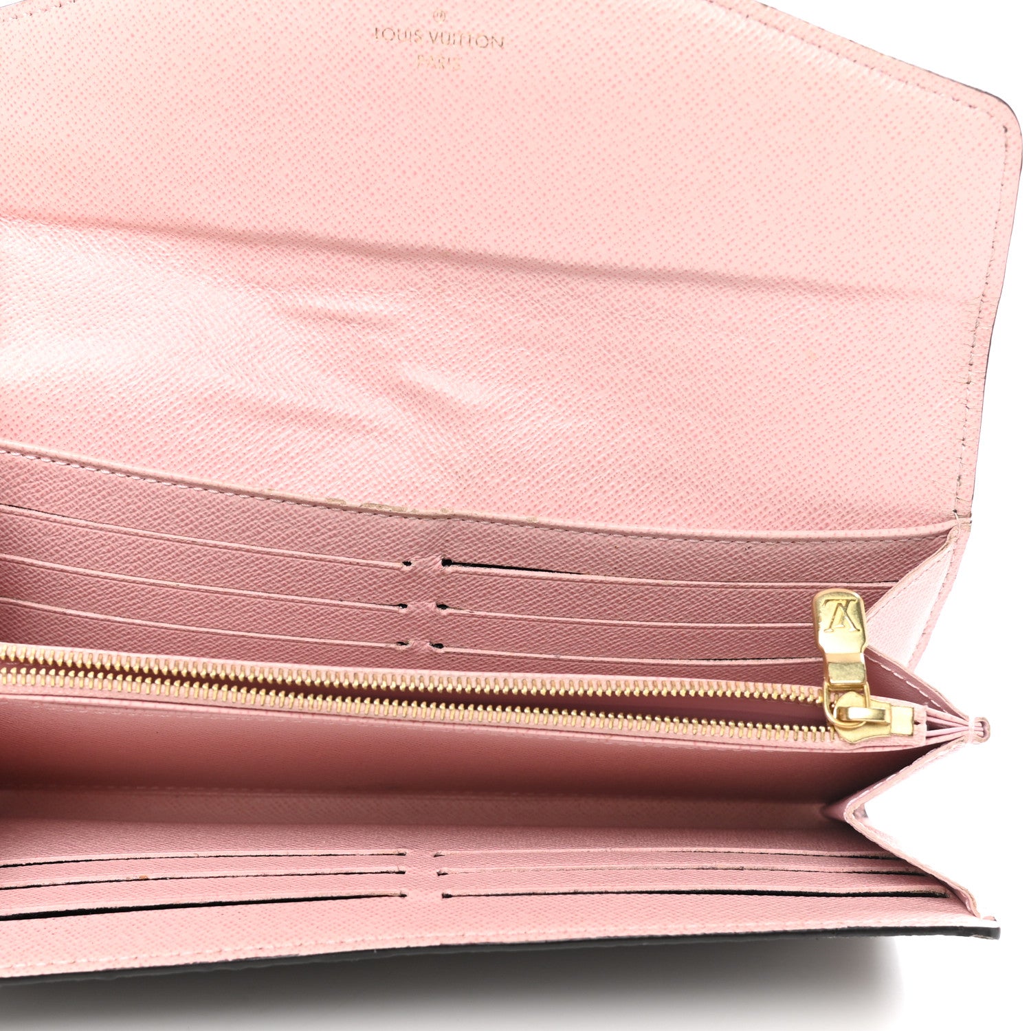 Louis Vuitton Monogram Sarah Wallet NM Rose Ballerine 5 of 14
