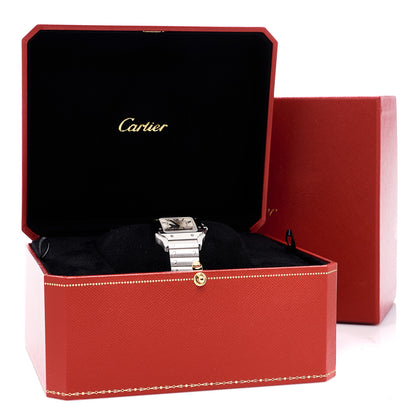 Cartier Stainless Steel 27mm Santos Quartz Watch 5 of 5