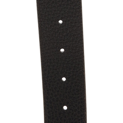Gucci Calfskin Double G Reversible Belt 105 42 Black Cocoa 8 of 8