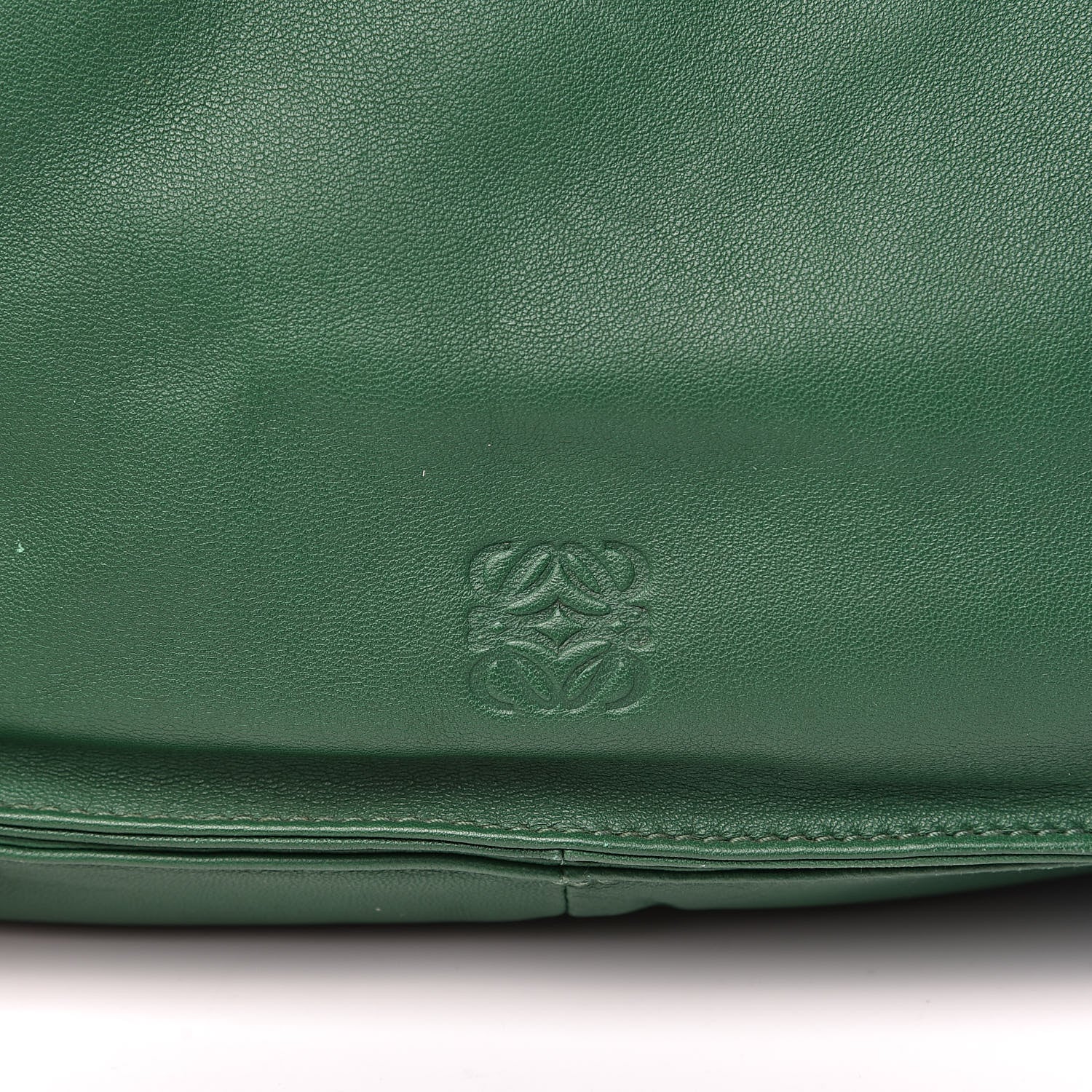 Loewe Calfskin Flamenco Shoulder Bag Green 12 of 13