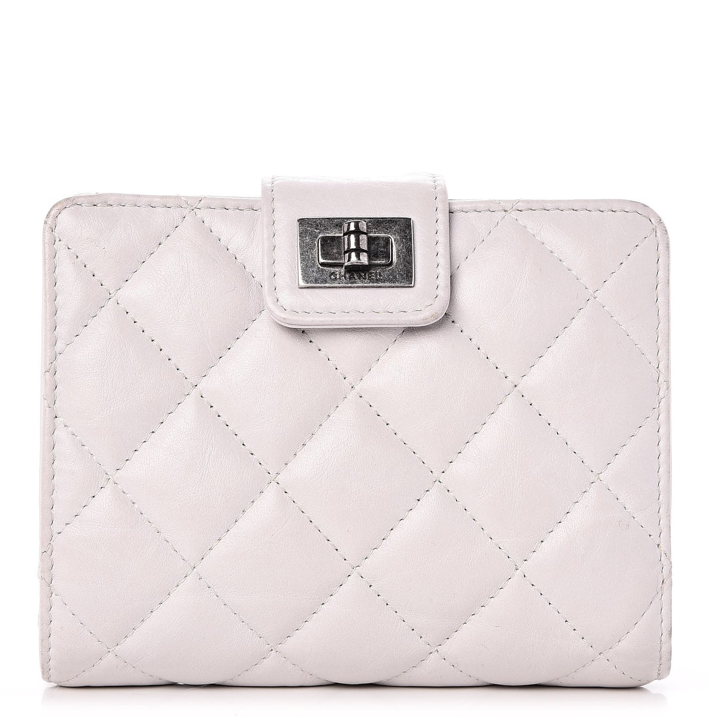 Calfskin Reissue Compact Wallet Grey