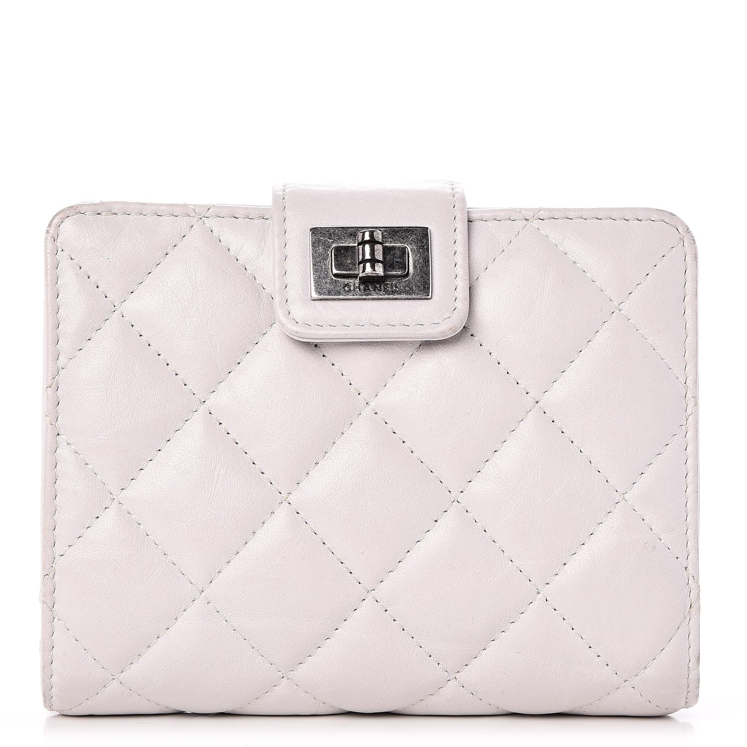 Chanel Calfskin Reissue Compact Wallet Grey 1 of 10