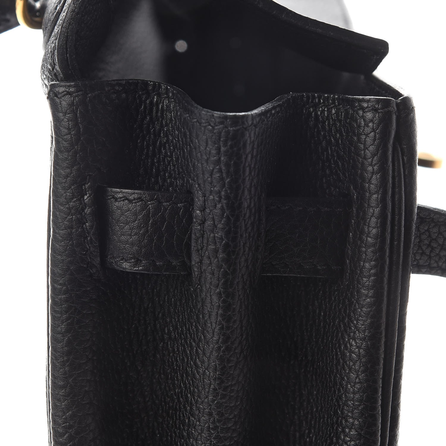 Hermes Taurillon Clemence Kelly Retourne 32 Black 17 of 36