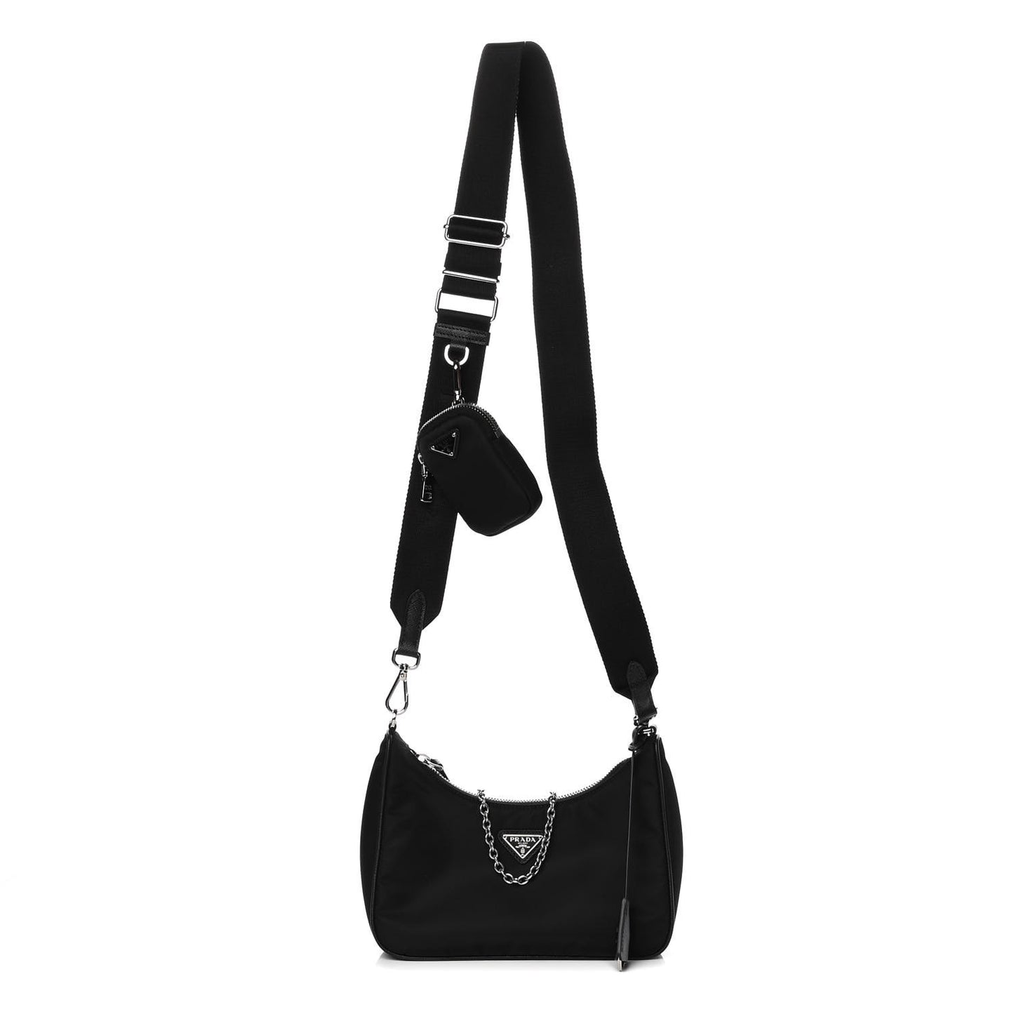 Nylon Re-Edition 2005 Shoulder Bag Black