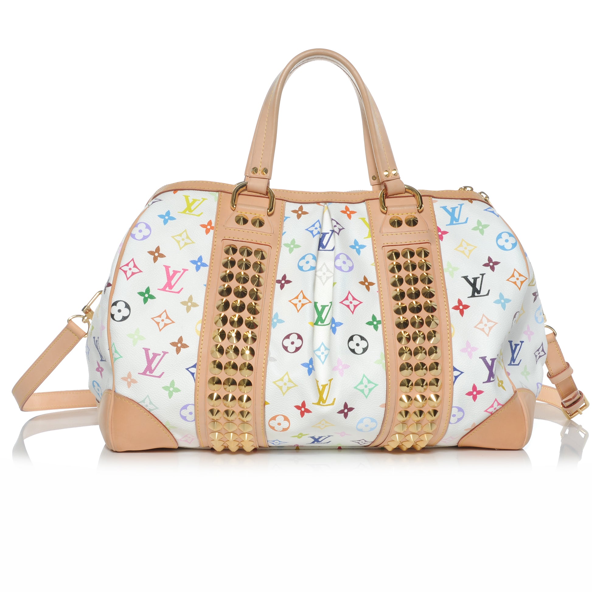 Louis Vuitton Monogram Multicolor Courtney GM White 1 of 7