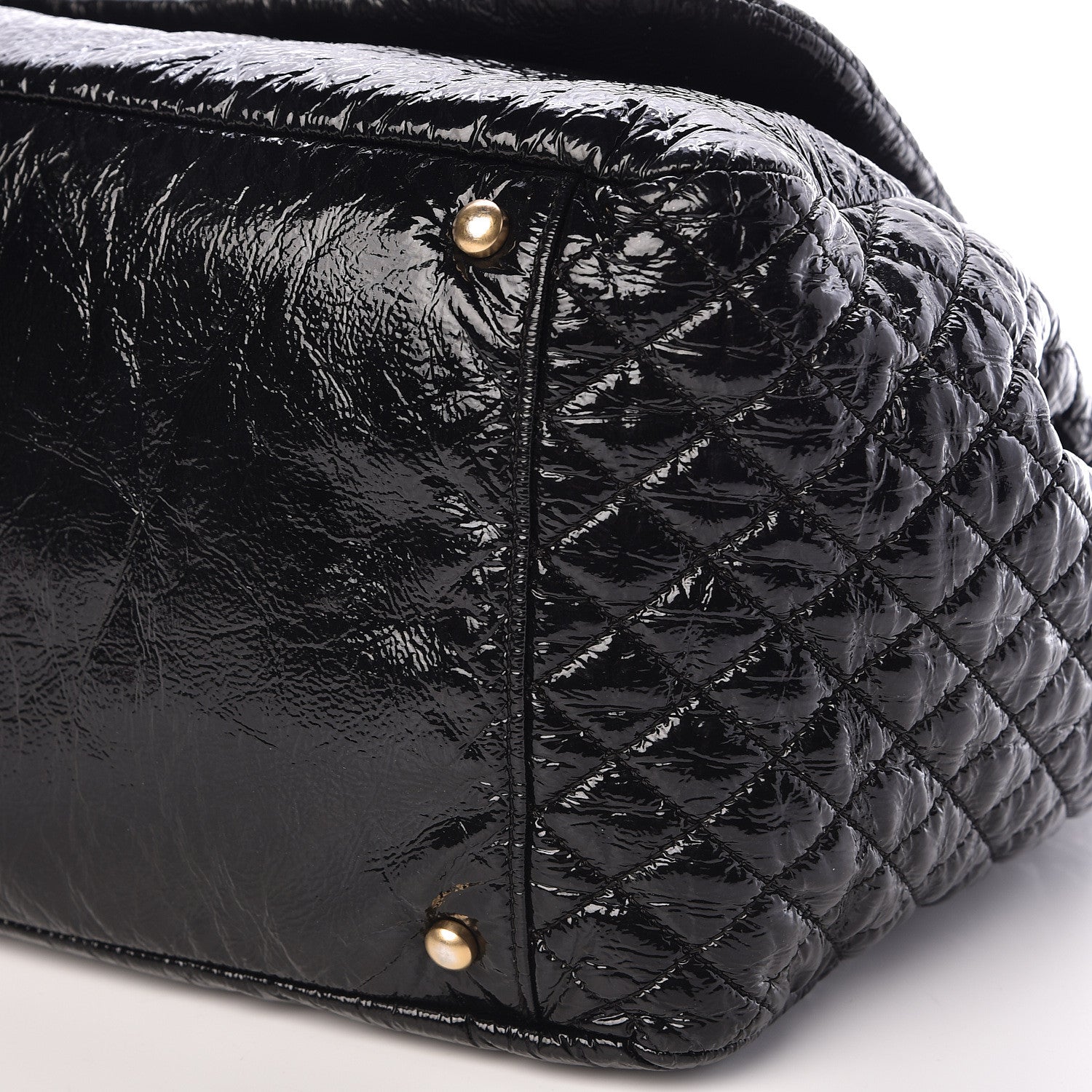 Chanel Vinyl XL Rock and Chain Flap Black 15 of 15
