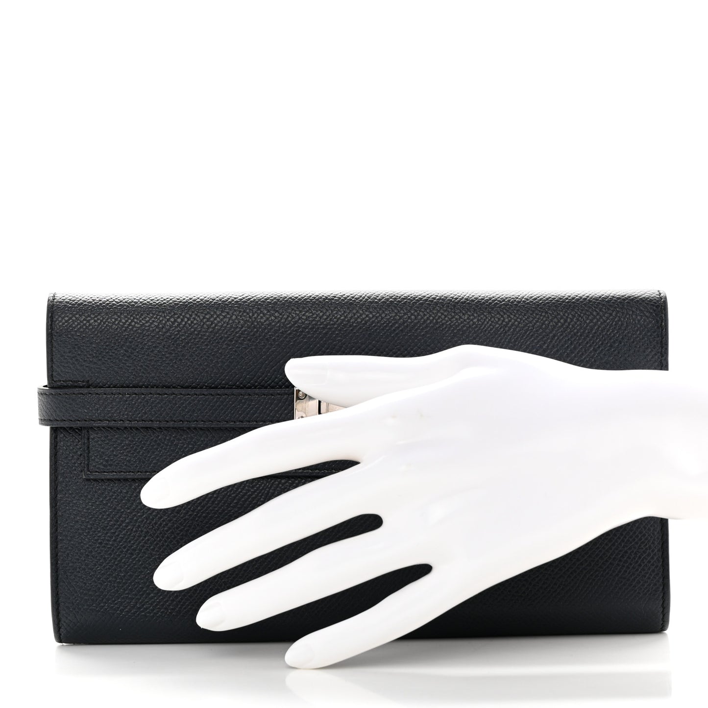 Epsom Kelly Longue Wallet Blue Indigo