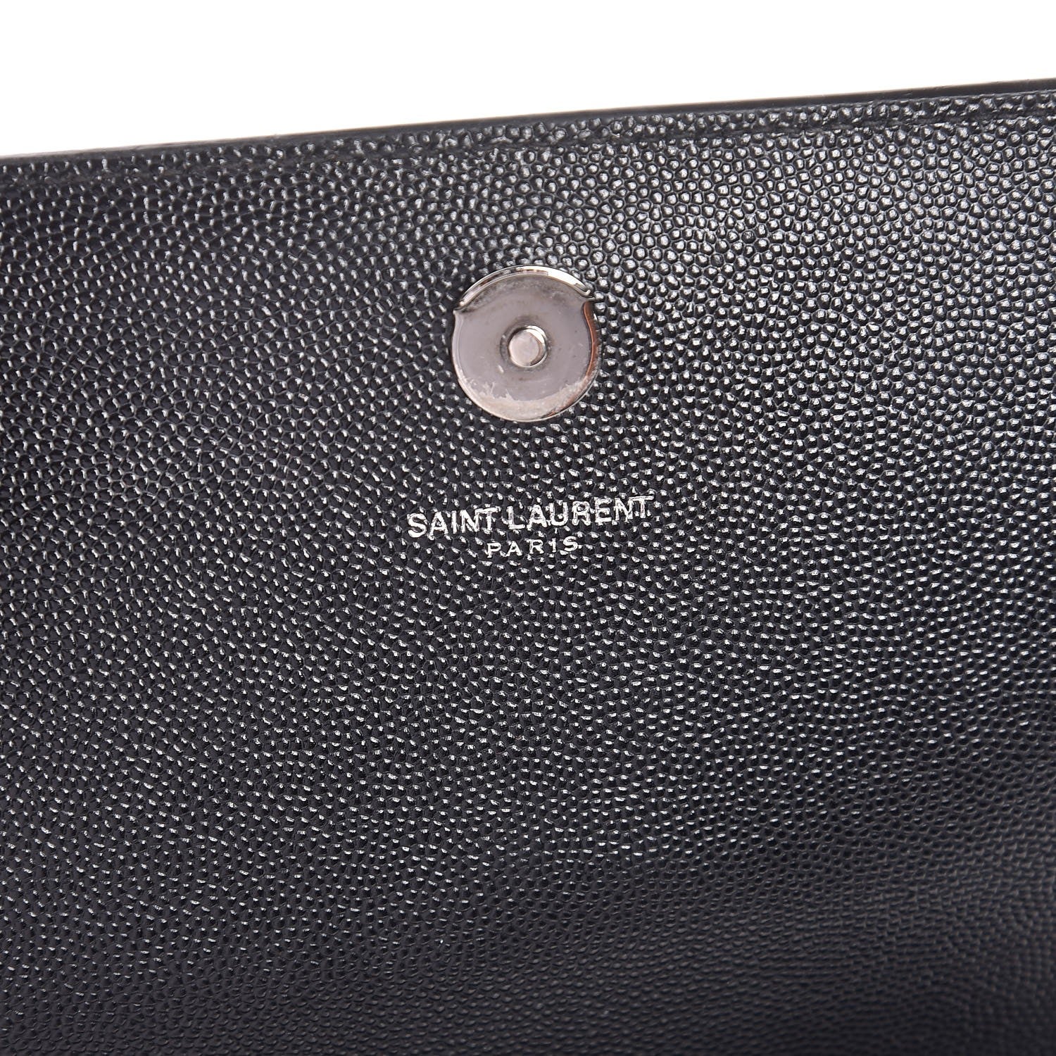 Saint Laurent Grain De Poudre Medium Classic Monogram Kate Satchel Black 6 of 7