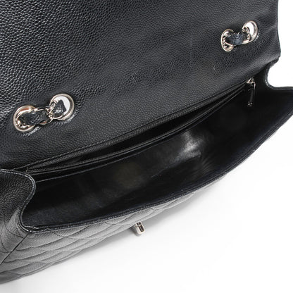 Chanel Caviar Jumbo Single Flap Black 5 of 9
